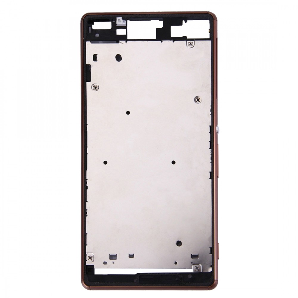 Front Housing LCD Frame Bezel for Sony Xperia Z3 (Single SIM) (Brown) Sony Replacement Parts Sony Xperia Z3 (Singl SIM)